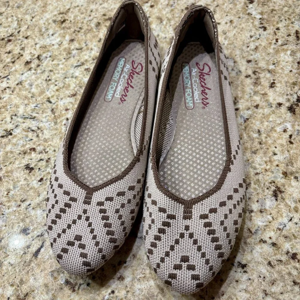 Women's Skecher Cleo 2.0 Air Cooled Memory Form Ballet Flats - Size 7.5 - Picture 11 of 13